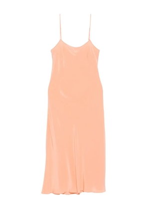 Olivia von Halle silk slip dress - Orange