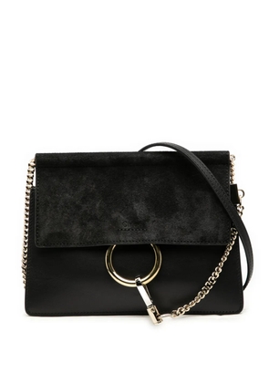 Chloé Pre-Owned 2010-2025 Small Calfskin and Suede Faye crossbody bag - Black
