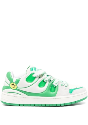 BARROW Ollie panelled leather sneakers - White