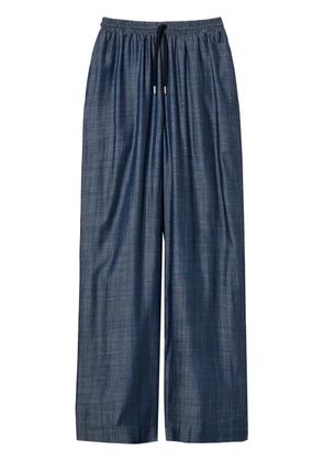 TWINSET chambray trousers - Blue