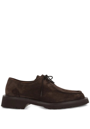 LEGRES suede lace-up shoes - Brown