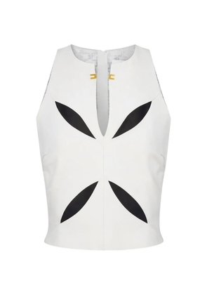 Elisabetta Franchi sleeveless top - White