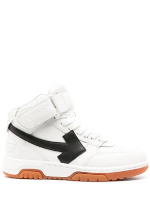 Off-White Out of Office logo-patch leather sneakers