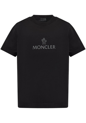Moncler logo cotton T-shirt - Black