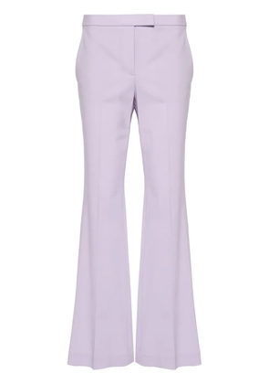Theory Demitria low-rise flared trousers - Purple
