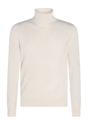 Malo turtleneck ribbed-hem sweater - Neutrals