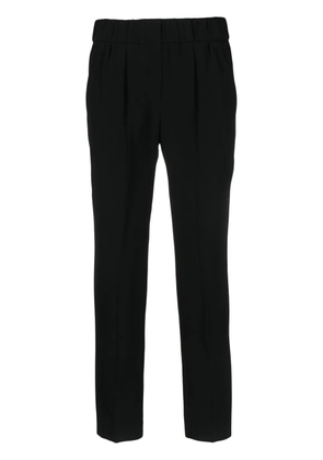 Brunello Cucinelli high-waist cropped trousers - Black