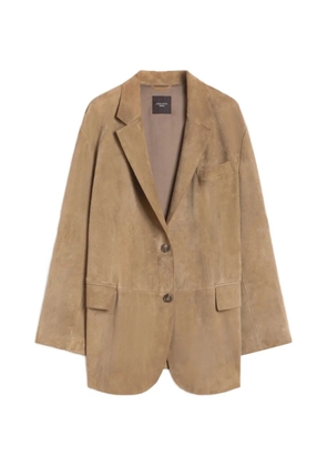 Weekend Max Mara MKDCedro buttoned leather jacket - Neutrals