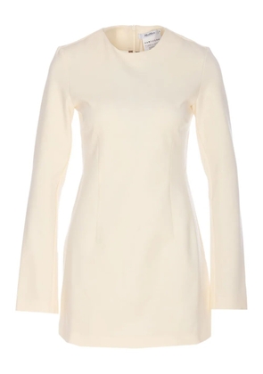 Max Mara Alpino long-sleeved mini dress - Neutrals