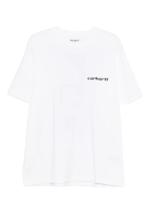 Carhartt WIP S/S Caps logo T-shirt - White
