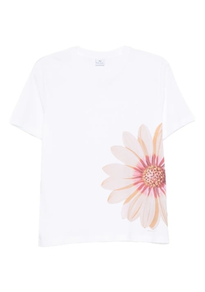PS Paul Smith floral-print T-shirt - White