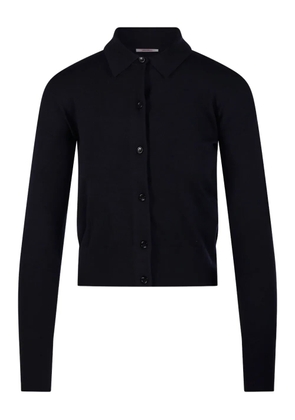 Max Mara buttoned collared cardigan - Blue