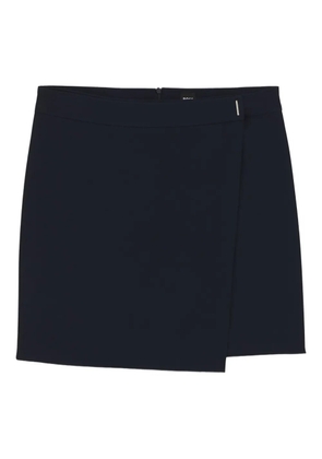 BOSS wrap-effect mini skirt - Blue