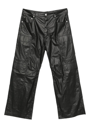 Rick Owens cargo-pocket cotton-blend trousers - Black