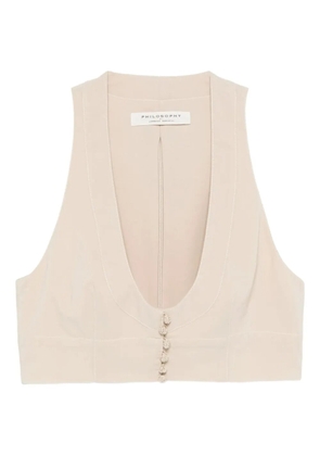 Philosophy Di Lorenzo Serafini button-down top - Neutrals