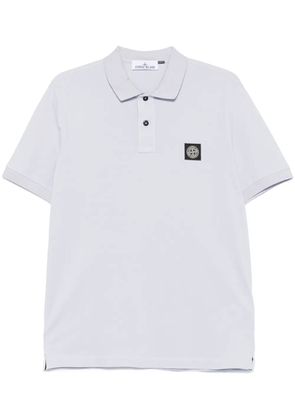 Stone Island piqué-weave polo shirt - Purple
