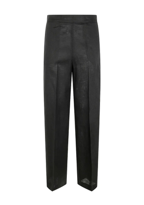 Liviana Conti linen trousers - Black