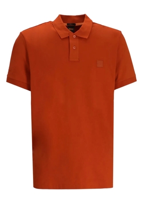 BOSS short-sleeve logo polo shirt - Orange