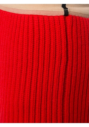 Calvin Klein rib knit skirt - Red
