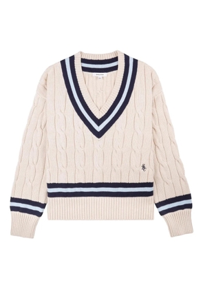 Sporty & Rich cable-knit jumper - Neutrals