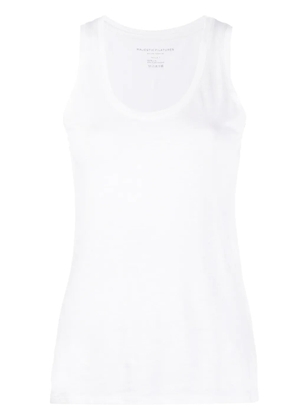 Majestic Filatures boxy fit vest top - White