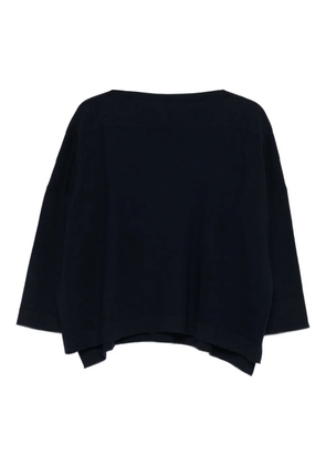 Daniela Gregis boat-neck wool sweater - Blue