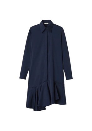 Lafayette 148 asymmetric shirt midi dress - Blue