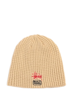 Stüssy Waffle Built Tough Skullcap beanie hat - Neutrals