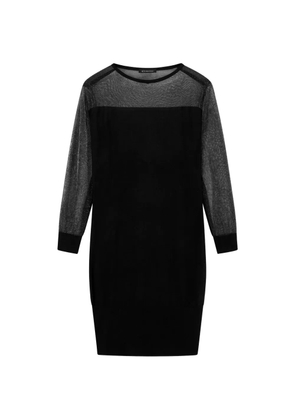 Armani Exchange long-sleeve mini dress - Black