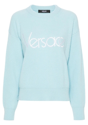 Versace 1978 Re-Edition logo-print sweater - Blue