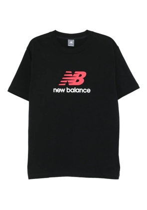 New Balance logo-print T-shirt - Black