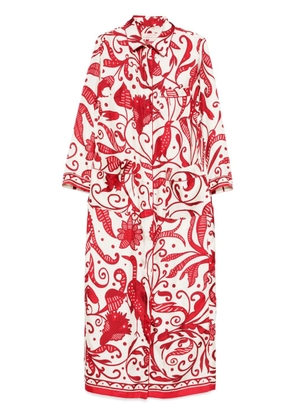 F.R.S For Restless Sleepers floral-print shirt dress - White