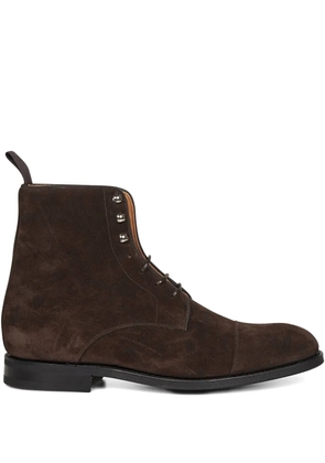 Church's lace-up suede boots - Brown