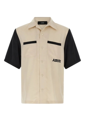AMIRI Alabaster flocked-print shirt - Neutrals
