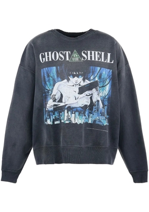 SAINT MXXXXXX graphic-print sweatshirt - Black