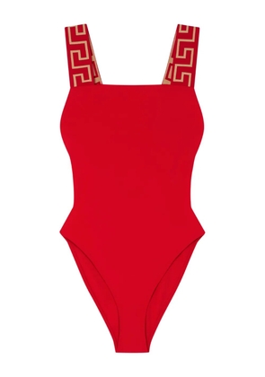 Versace Greca Border one-piece swimsuit - Red