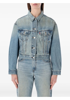 Levi's Cropped '90s~buttoned trucker jacket - Blue