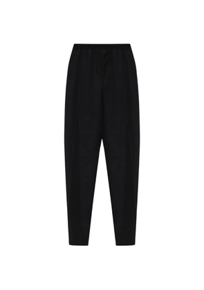 Balenciaga elasticated-waistband trousers - Black