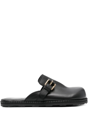 Moschino leather sandals - Black