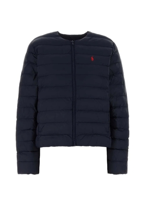 Polo Ralph Lauren logo-embroidered padded jacket - Blue