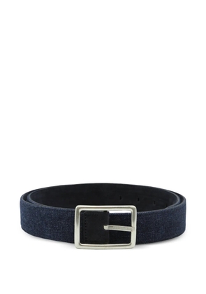 Moorer square buckle belt - Blue