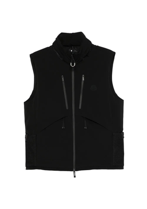 Moncler zip heavy micro vest - Black