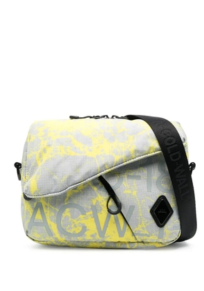 A-COLD-WALL* logo-print shoulder bag - Grey