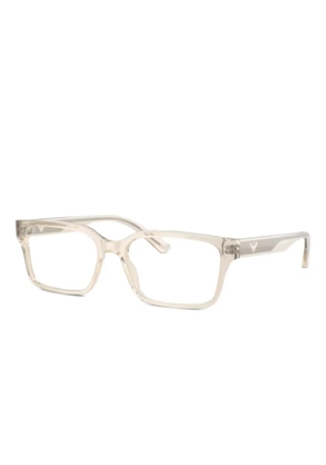 Emporio Armani square-frame glasses - Neutrals