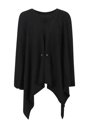 Fabiana Filippi asymmetrical draped wool sweater - Black