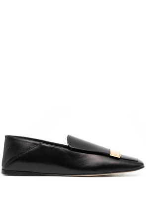 Sergio Rossi square-toe loafers - Black