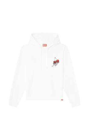 Diesel cherry graphic sweatshirts - White