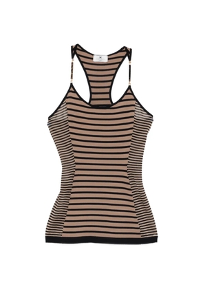 Elisabetta Franchi striped vest - Neutrals