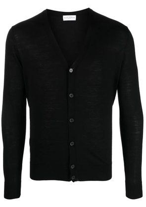 Ballantyne V-neck wool cardigan - Black