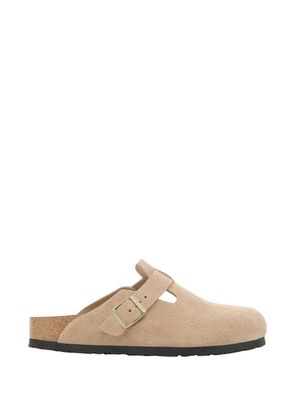 Birkenstock Boston suede mules - Neutrals